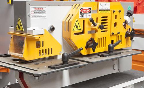 hydraulic punching and shearing machine / manual / plate / profile