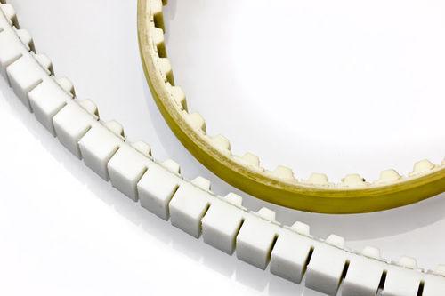 timing belt / for food industry machinery / power transmission / high-wear-resistance