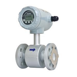 electromagnetic flow meter / metal tube / for oil / for gas