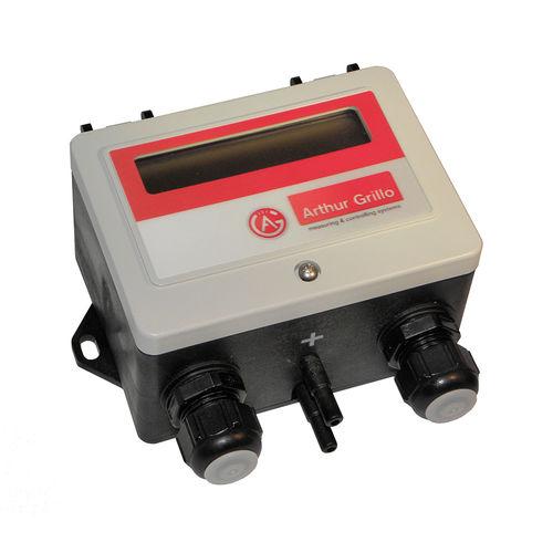 differential-pressure volumetric flow controller / volumetric / diaphragm / for air