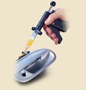 dispensing gun / for adhesives / manual / not specified