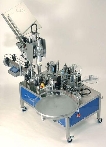 front labeler / side / linear / for self-adhesive labels
