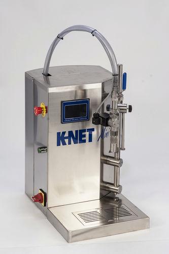 multi-container filler / semi-automatic / with mass flow meter / liquid