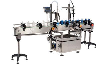 linear filler-capper / bottle-top / cylinder / automatic