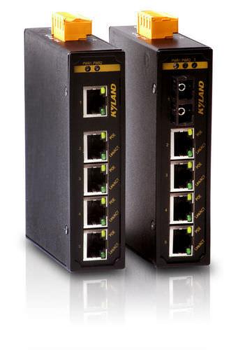 PoE network switch / industrial / unmanaged / 5 ports