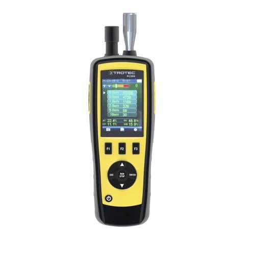 airborne particle counter / positive displacement / digital / laser