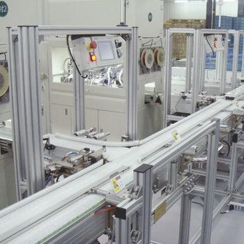 chain conveyor / modular / horizontal / transport