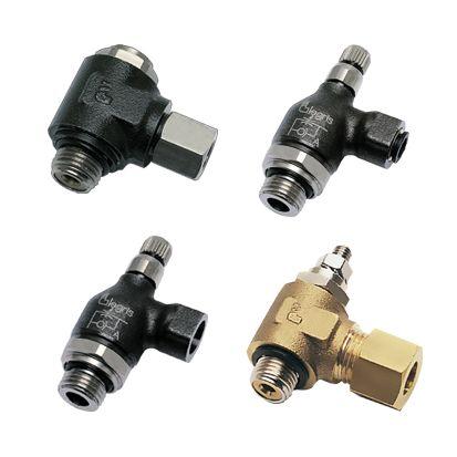 compression fitting / T / pneumatic
