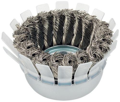 cylindrical brush / for grinding processes / plastic / flexible