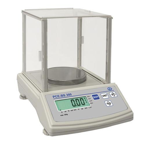 compact scales / laboratory / with LCD display / stainless steel