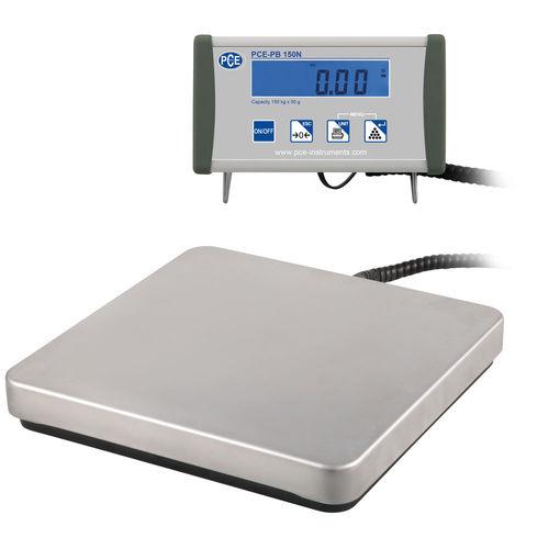 floor scales / with LCD display / stainless steel
