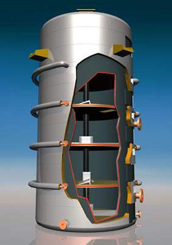 pressure bioreactor / large dimension / process / for food hygienization