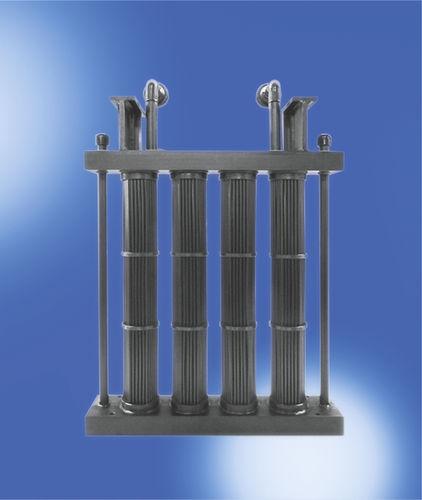 multi-tube heat exchanger / liquid/liquid / air/oil / plastic