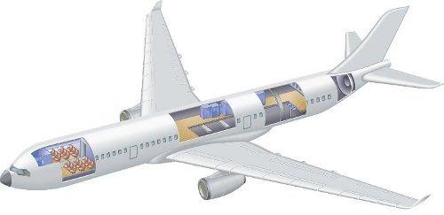 protective panel / honeycomb / composite / for the aeronautical industry