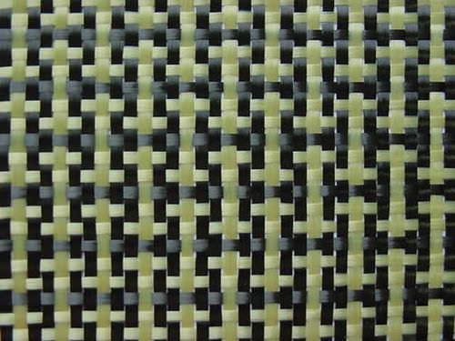 hybrid fabric / carbon / aramid