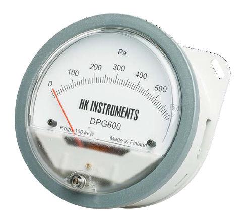 diaphragm pressure gauge / dial / for air / for HVAC