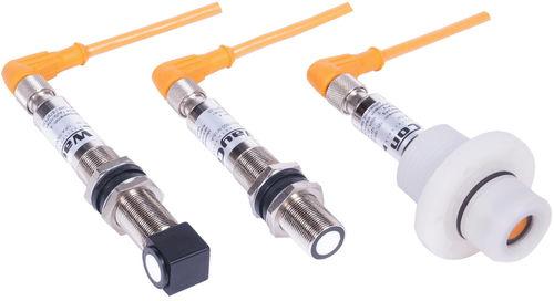 ultrasonic distance sensor / cylindrical / waterproof / chemical-resistant