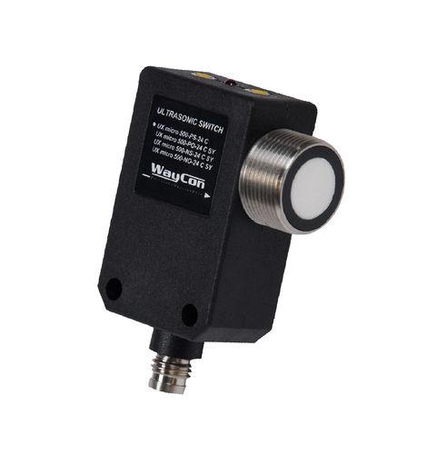 ultrasonic distance sensor / compact / cylindrical / water-resistant