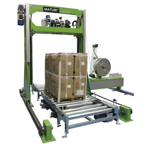 vertical strapping machine / pallet / automatic