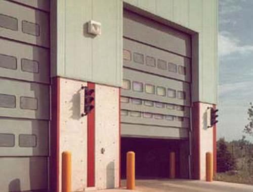 fold-up doors / exterior / industrial / wind-proof