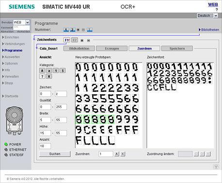 2D matrix code reading optical system / for 1D barcode reading / reconnaissance / character verification