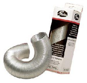 flexible air duct / aluminum / for heating