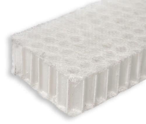 polypropylene honeycomb / for machine tools / for building industry