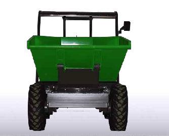 front unloading dumper / rubber-tired / diesel