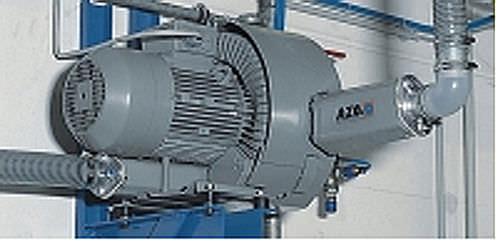 single-stage air vacuum blower