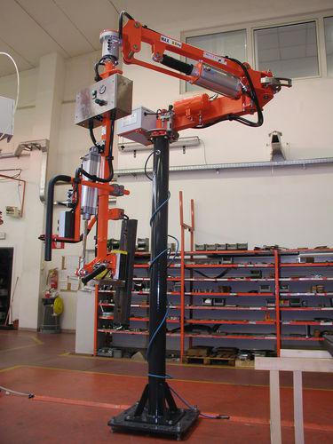 pneumatic manipulator / for mechanical components / handling / positioning