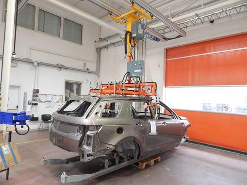 pneumatic manipulator / with suction cup / handling / positioning