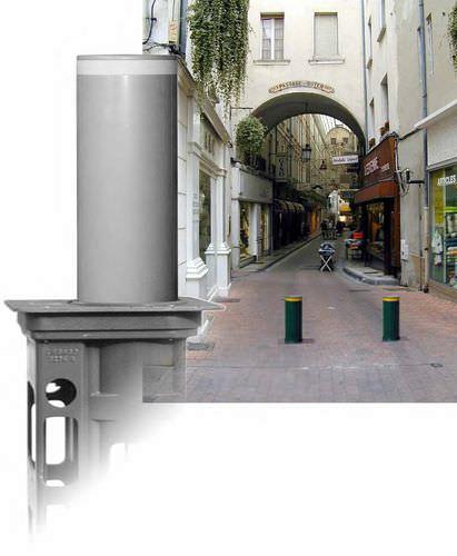 automatic retractable bollard