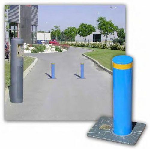 semi-automatic retractable bollard