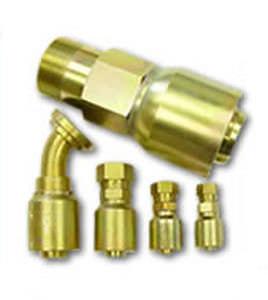 compression fitting / 37° flare / hydraulic