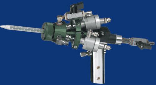 static mixing head / dynamic / for 3-component resins