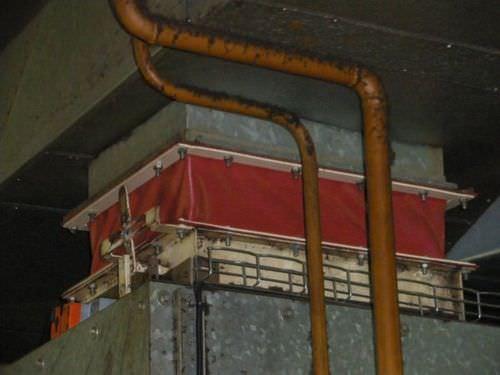 PTFE pipe expansion joint / rectangular