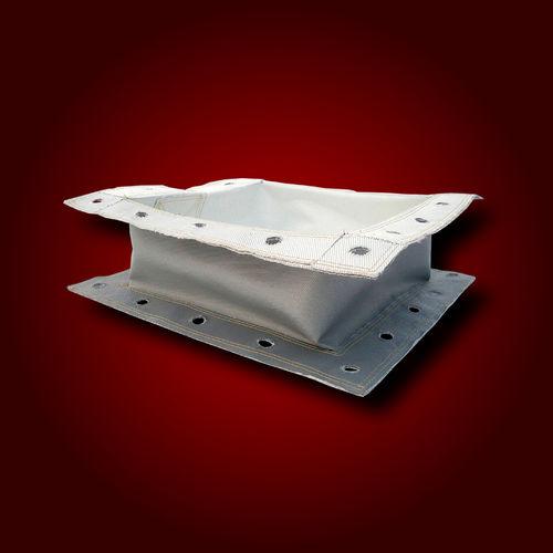 polyester pipe expansion joint / for gas / rectangular