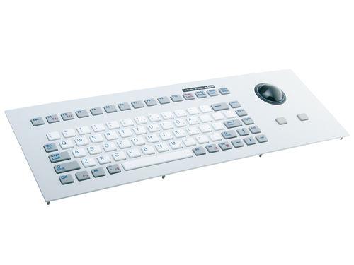 panel-mount keyboard / with trackball / silicone / robust