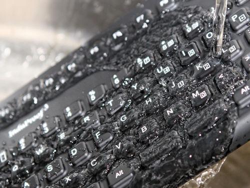 desktop keyboard / silicone / waterproof / compact