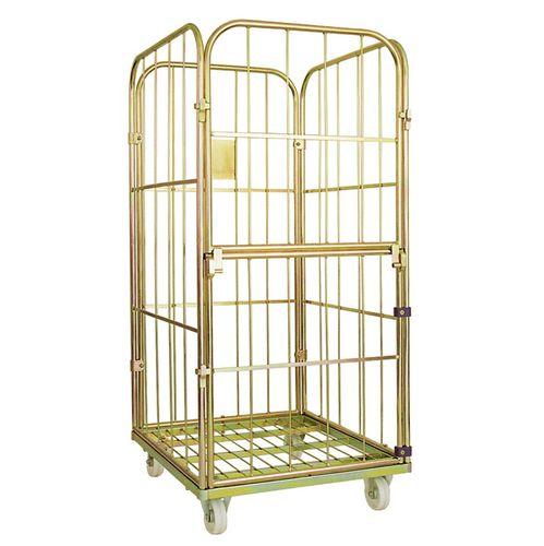 textile roll cage container / metal