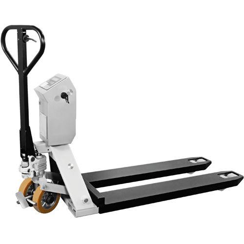 hand pallet truck / electro-polished / scale