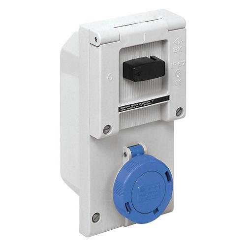 interlocked electrical outlet / board-mount / IP67 / IP66