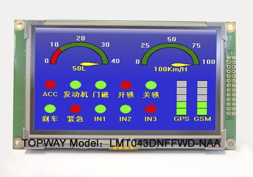 LCD/TFT monitor / touch / 480 x 272 / built-in