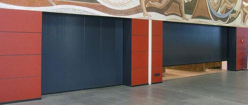 lift-and-slide doors / indoor / fireproof / design