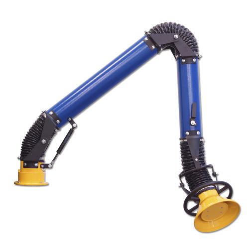 fixed extraction arm / rigid / welding fume