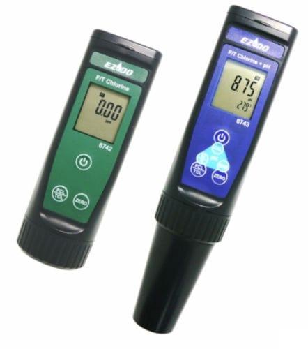 chlorine analyzer / pH / temperature / portable