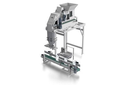 VFFS bagging machine / automatic / for powders / with volumetric feeder