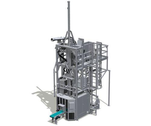 VFFS bagging machine / automatic / intermittent-motion / bale