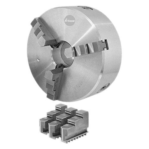 turning chuck / manual tightening / flange / 3-jaw