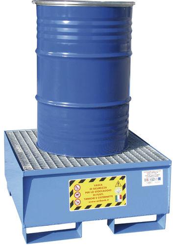 1-drum containment bund / multi-use / steel